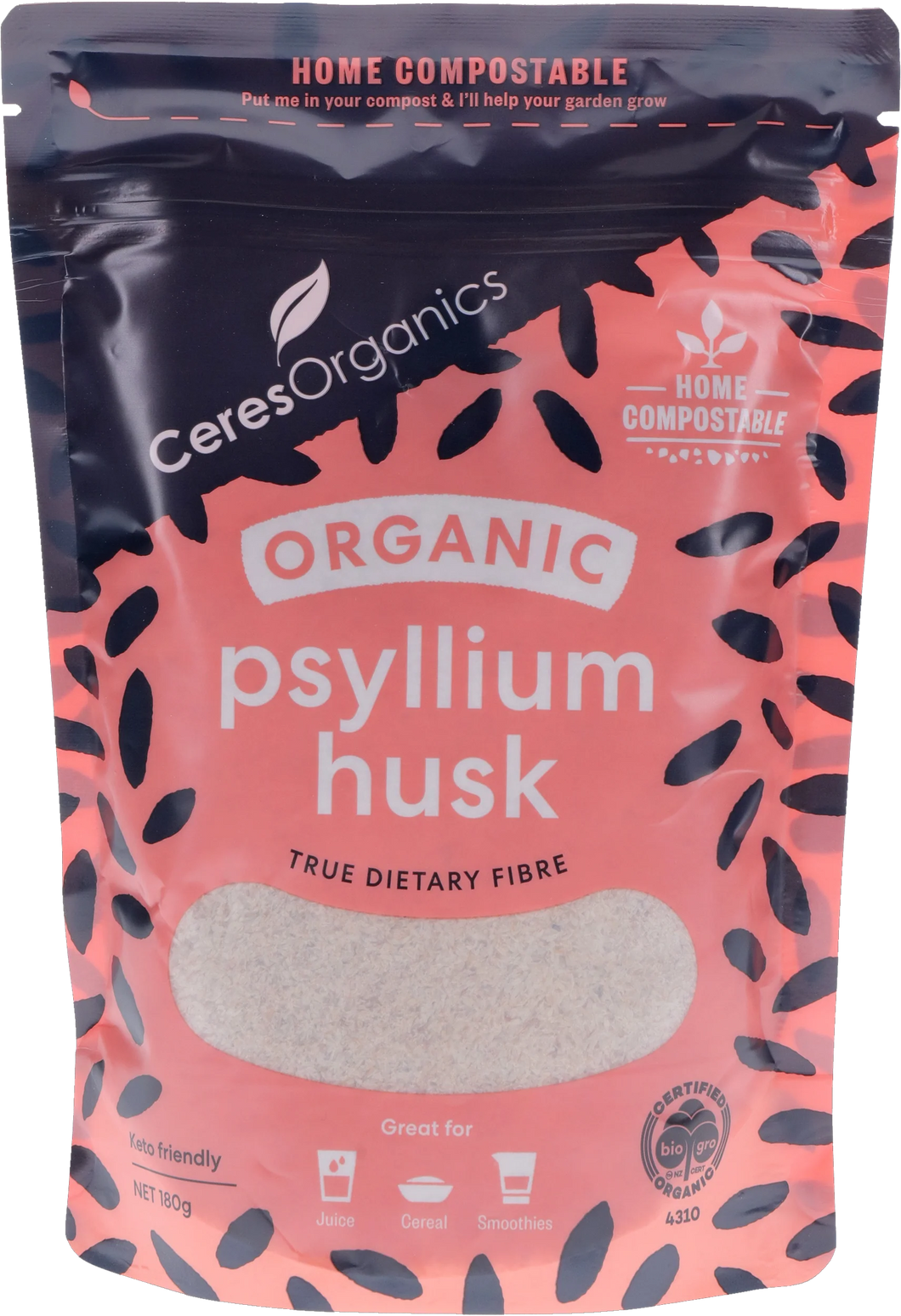 Ceres Organic Psyllium Husk - 180 grams