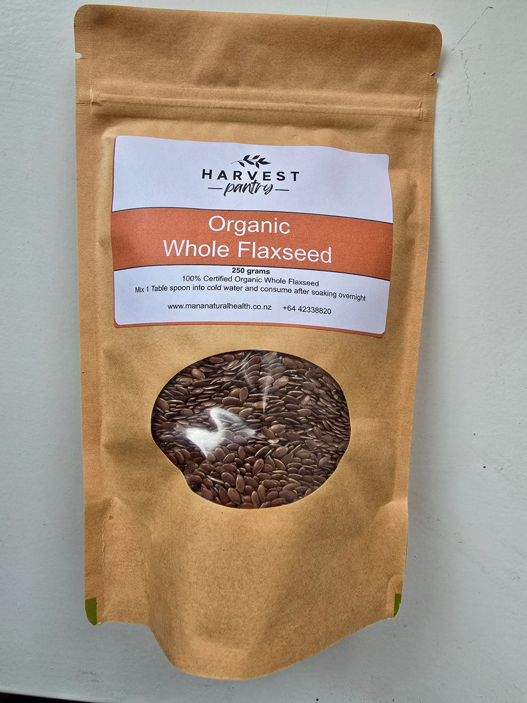 Harvest Pantry Organic Whole Flax Seed - 250g