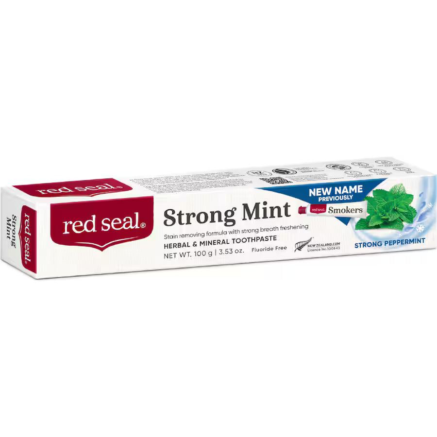 Red Seal - Strong Mint sls free Toothpaste (100g)