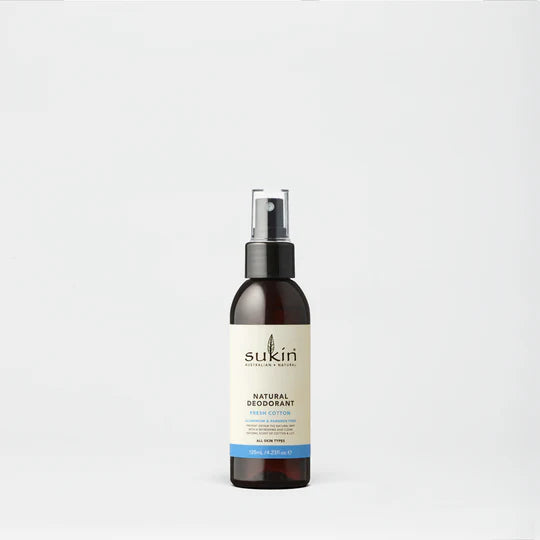 Sukin Fresh Cotton Deodorant Spray - 125ml