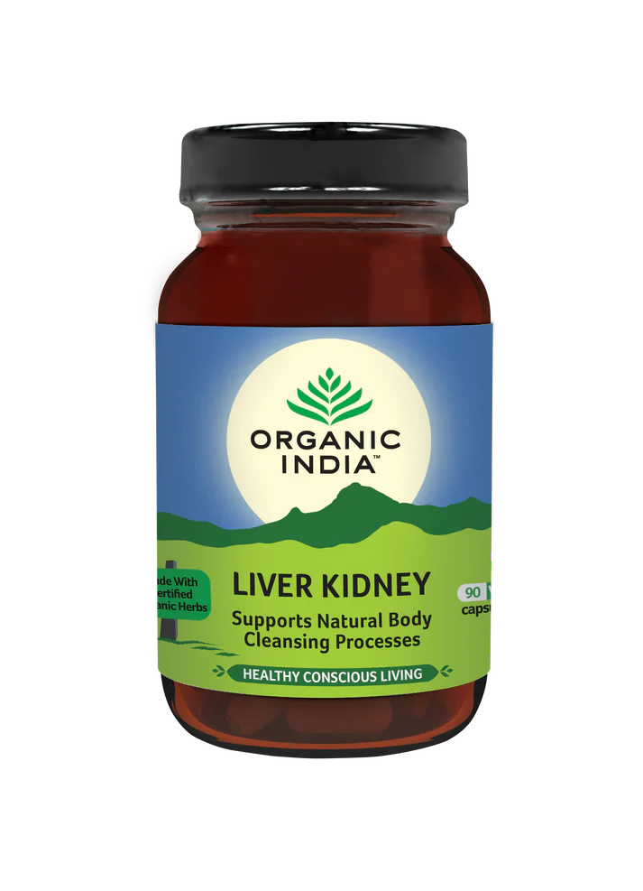 Organic India Liver and Kidney Supplement - 90 Veg Capsules