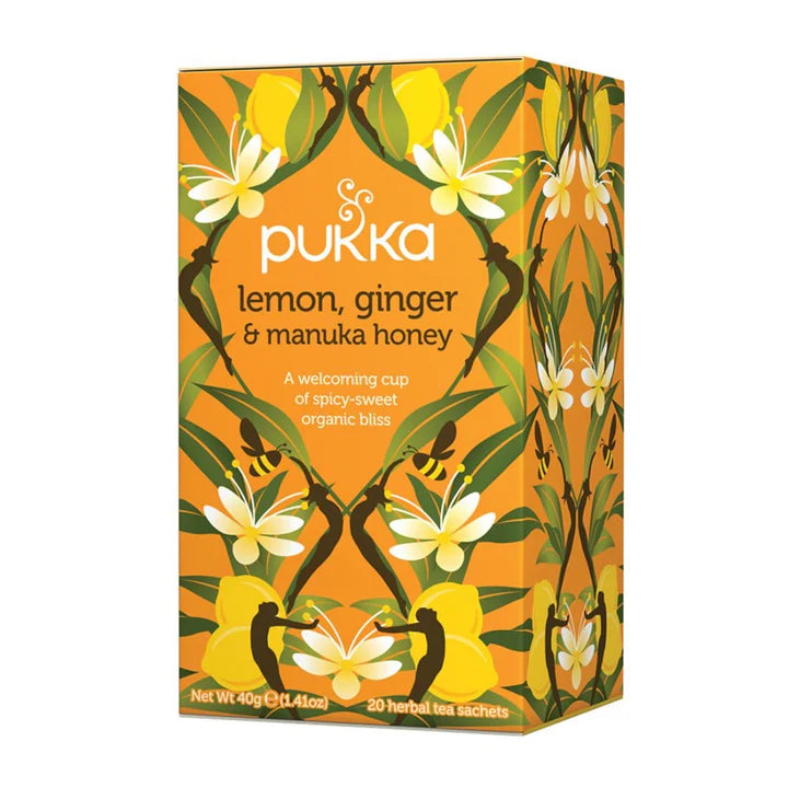 Pukka - Lemon Ginger Manuka Tea (20bags)