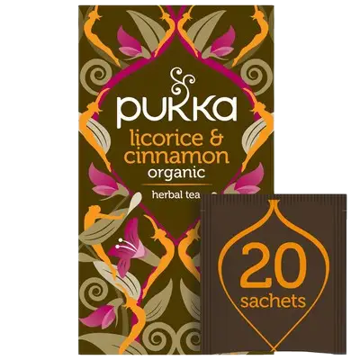 Pukka Licorice & Cinnamon organic tea