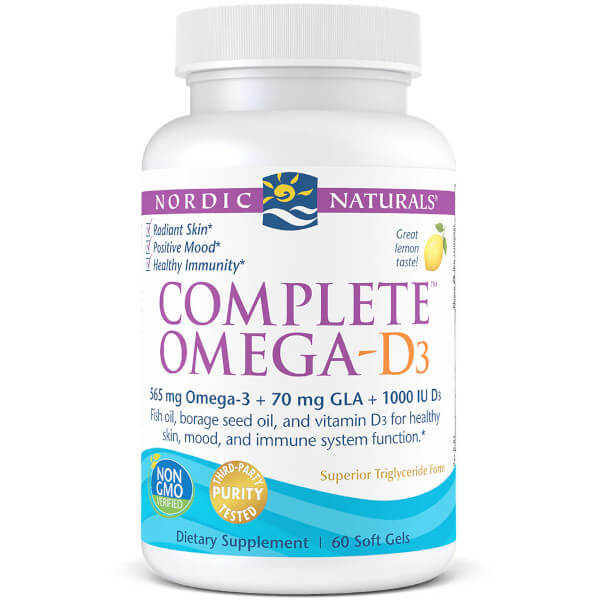 Nordic Naturals - Complete Omega with D3 (60 caps)