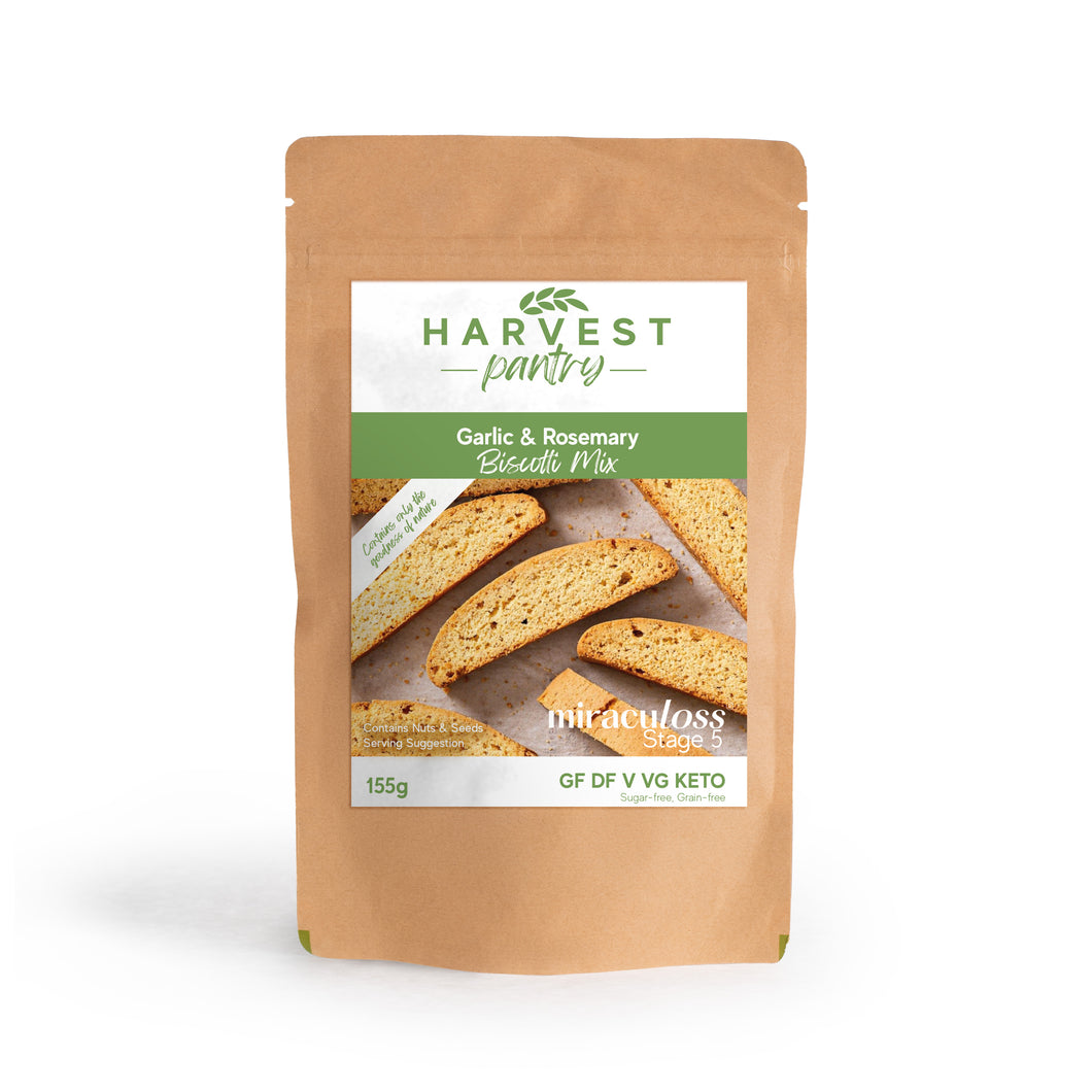 Harvest Pantry - Garlic & Rosemary Biscotti Mix 155g