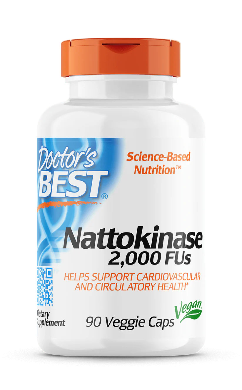 Doctors Best - Nattokinase - 90 Veggie Caps