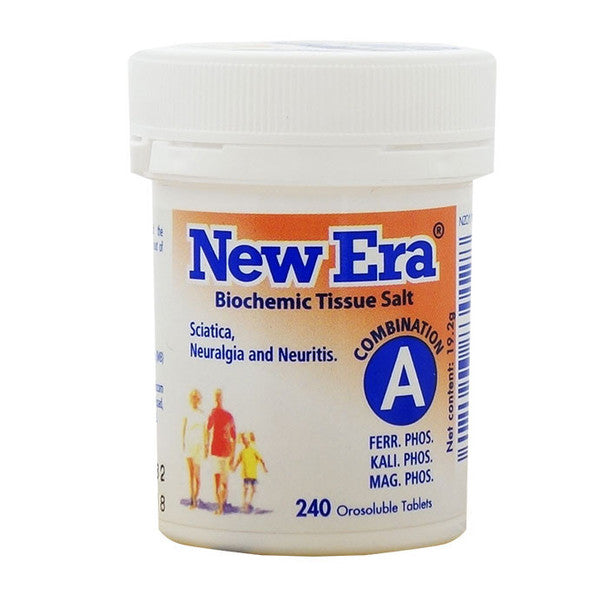 New Era BiochemicTissue Salts - Combination A (240 Tabs)