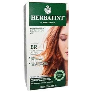 Herbatint - Permanent Hair Colour Gel - 8R Light Copper Blonde (135ml)