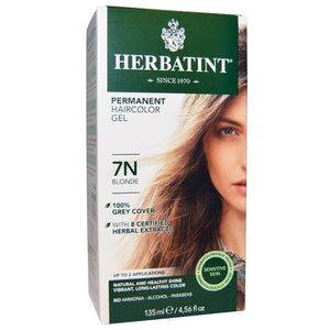 Herbatint - Permanent Hair Colour Gel - 7N Blonde (135ml)