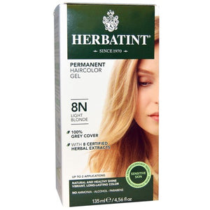 Herbatint - Permanent Hair Colour Gel - 8N Light Blonde (135ml)