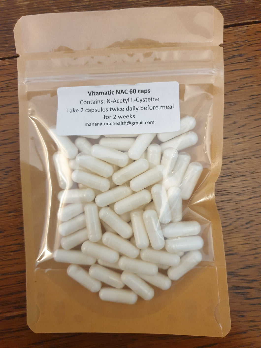 Vitamatic NAC - N Acetyl L-Cysteine - 600 mg (60 capsules)
