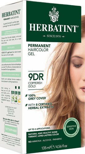 Herbatint - Permanent Hair Colour Gel - 9DR Copperish Gold (135ml)