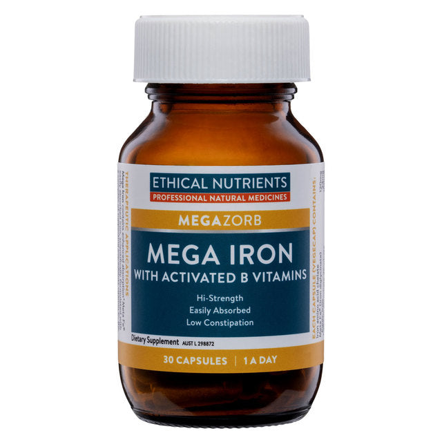 Ethical Nutrients - Magazorb Mega Iron with Activated Vit B (30caps)