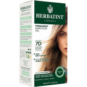 Herbatint - Permanent Hair Colour Gel - 7D Golden Blonde (135ml)