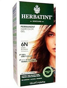 Herbatint - Permanent Hair Colour Gel - 6N Dark Blonde (135ml)
